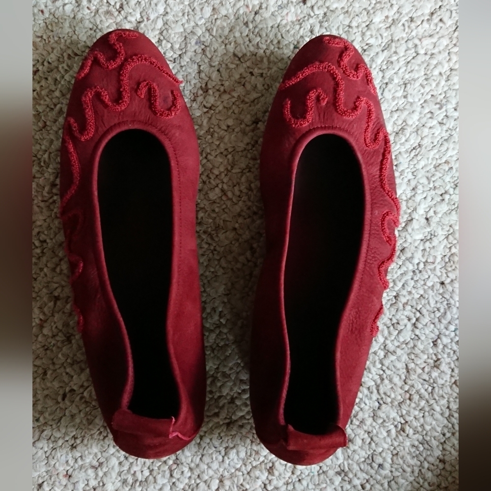 Arche Bareva ballerinas in dark red size 10 - Picture 3 of 15